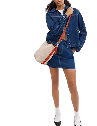 Coach City Large Bucket Bag In Signature Canvas