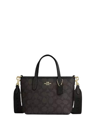 Coach City Mini Tote Bag In Signature Canvas