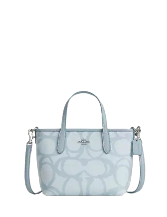 Coach City Mini Tote Bag In Sketch Signature Canvas