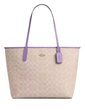 Coach City Tote Bag In Signature Canvas