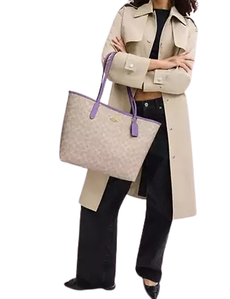 Coach City Tote Bag In Signature Canvas