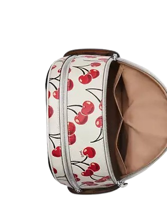 Coach Court Backpack With Cherry Print