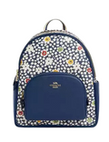 Coach Court Backpack With Floral Print