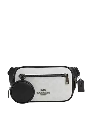 Coach Elias Belt Bag In Signature Canvas