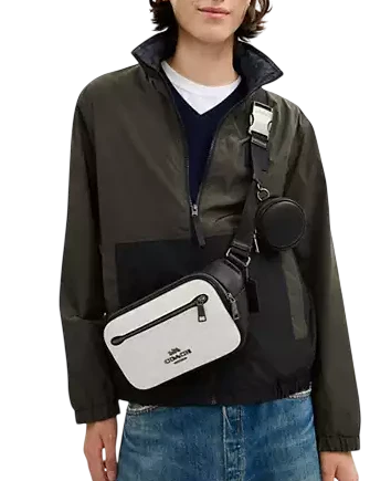 Coach Elias Belt Bag In Signature Canvas