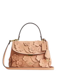 Coach Emory Top Handle Bag With Floral Applique