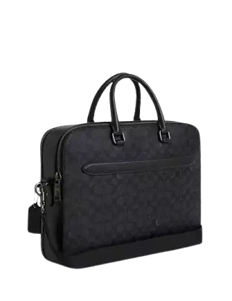 Coach Ethan Brief In Signature Canvas