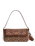 Coach Etta Small Flap Shoulder Bag In Signature Chenille
