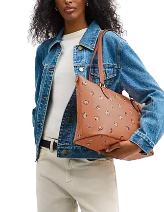 Coach Gallery Tote Bag With Shell Print