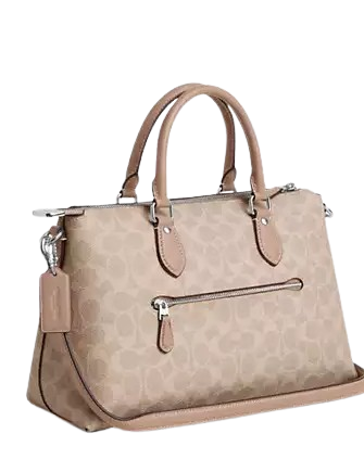 Coach Georgia Satchel Bag In Signature Canvas
