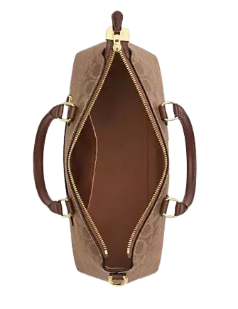 Coach Georgia Satchel Bag In Signature Canvas