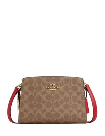 Coach Gia Crossbody Bag In Signature Canvas