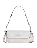 Coach Hailey Flap Bag In Signature Canvas