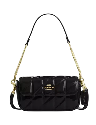 Coach Hailey Flap Bag With Quilting