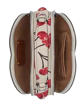 Coach Heart Crossbody Bag With Cherry Print