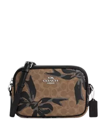 Coach Jamie Camera Bag In Signature Canvas With Bow Print