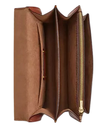 Coach Klare Crossbody Bag In Signature Canvas With Rose Print