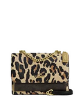 Coach Klare Crossbody Bag With Leopard Print And Signature Canvas