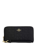 Coach Long Zip Around Wallet In Signature Leather