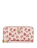 Coach Long Zip Around Wallet With Rosette Print