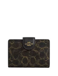 Coach Medium Corner Zip Wallet In Loved Signature Canvas