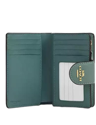 Coach Medium Corner Zip Wallet In Signature Leather