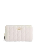 Coach Medium Id Zip Wallet With Quilting
