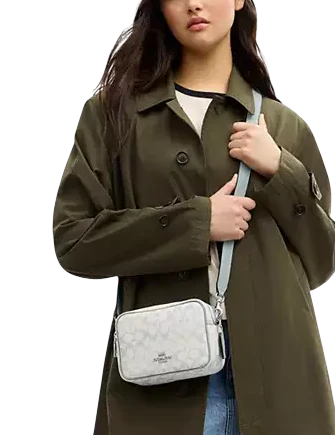 Coach Mini Carey Crossbody Bag In Signature Canvas