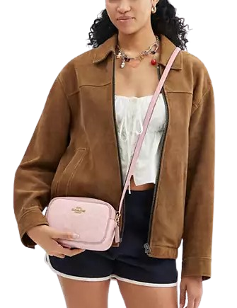 Coach Mini Jamie Camera Bag In Signature Canvas