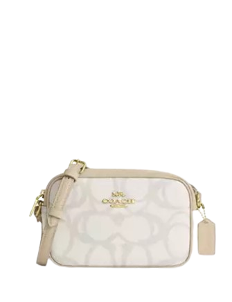 Coach Mini Jamie Camera Bag In Sketch Signature Canvas