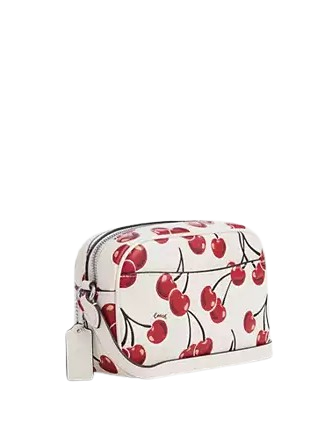 Coach Mini Jamie Camera Bag With Cherry Print