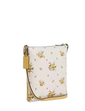 Coach Mini Rowan File Bag With Floral Print