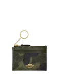 Coach Mini Skinny Id Case In Signature Camo Print
