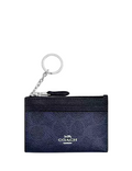 Coach Mini Skinny Id Case In Signature Canvas