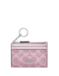 Coach Mini Skinny Id Case In Signature Canvas