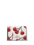 Coach Mini Wallet On A Chain With Cherry Print