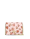 Coach Mini Wallet On A Chain With Rosette Print