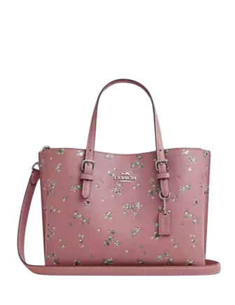 Coach Mollie Tote Bag 25 With Star Print