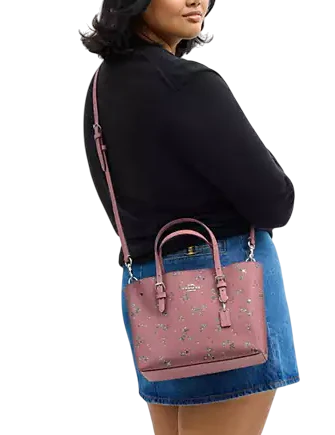 Coach Mollie Tote Bag 25 With Star Print