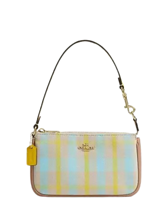 Coach Nolita 19 With Plaid Print