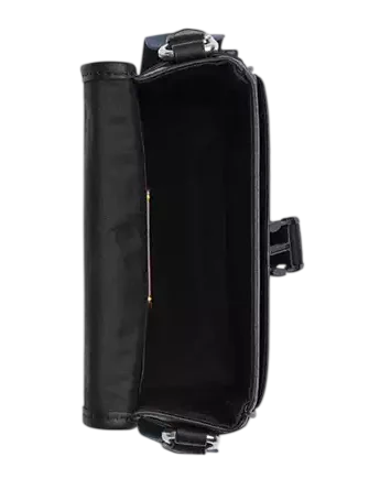 Coach Racer Crossbody Bag In Signature Canvas With Varsity Stripe Webbing