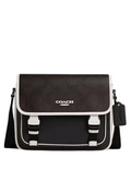 Coach Racer Messenger Bag In Blocked Signature Canvas