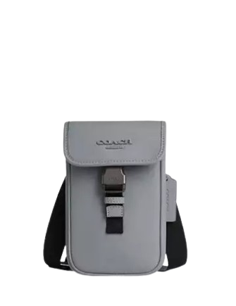 Coach Racer Phone Crossbody In Smooth Leather