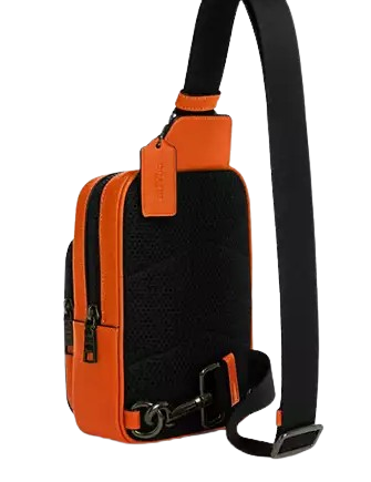 Coach Racer Sling Pack In Colorblock Signature Canvas