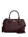 Coach Rowan Satchel Bag In Signature Canvas