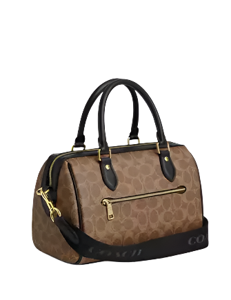 Coach Rowan Satchel Bag In Signature Canvas