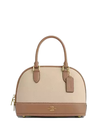 Coach Sabrina Satchel Bag In Colorblock