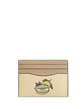 Coach Slim Id Card Case With Lemon Graphic