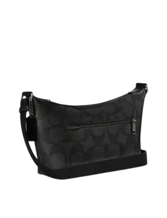 Coach Small Finn Crossbody Bag With Pouch In Maxi Signature Canvas