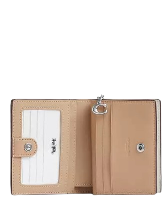 Coach Snap Wallet With Butterfly Print